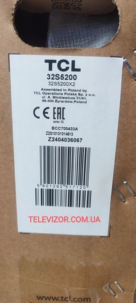 Телевізор TCL 32S5200 32S5200 фото