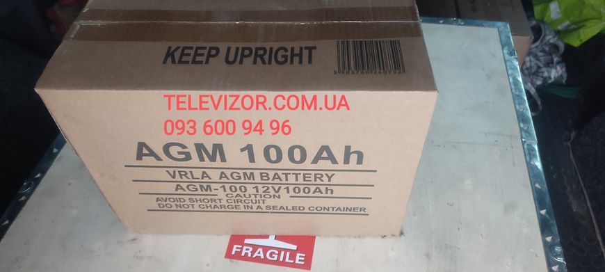 Акумулятор для ДБЖ Volt Polska FM 12V 100Ah (6AKUXAG100) VOLT POLSKA 100AH AGM фото