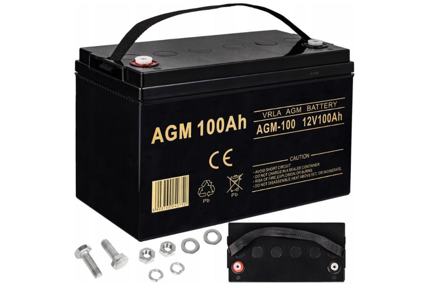 Акумулятор для ДБЖ Volt Polska FM 12V 100Ah (6AKUXAG100) VOLT POLSKA 100AH AGM фото